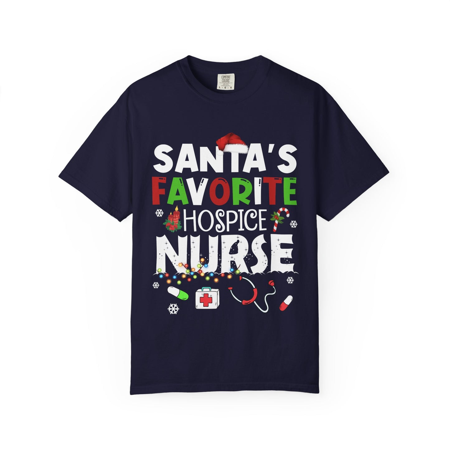 Christmas Hospice Nurse T-shirt