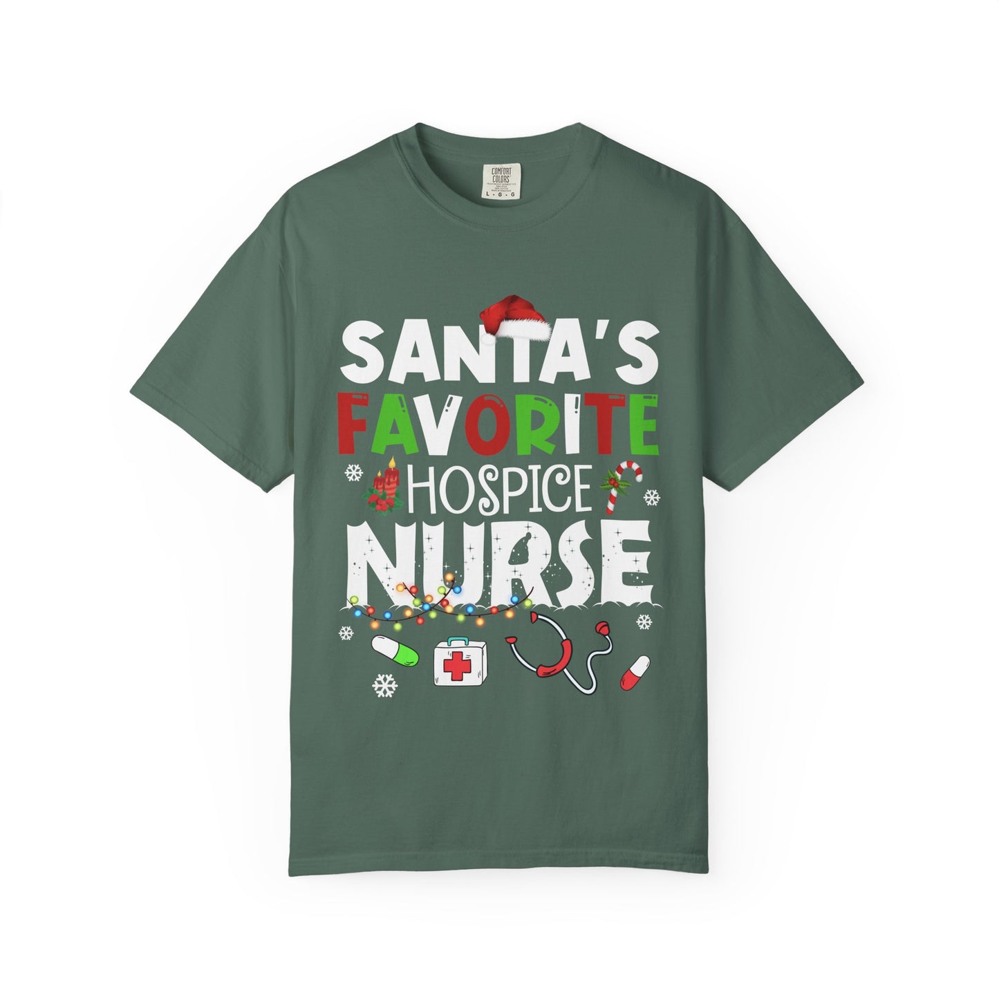 Christmas Hospice Nurse T-shirt