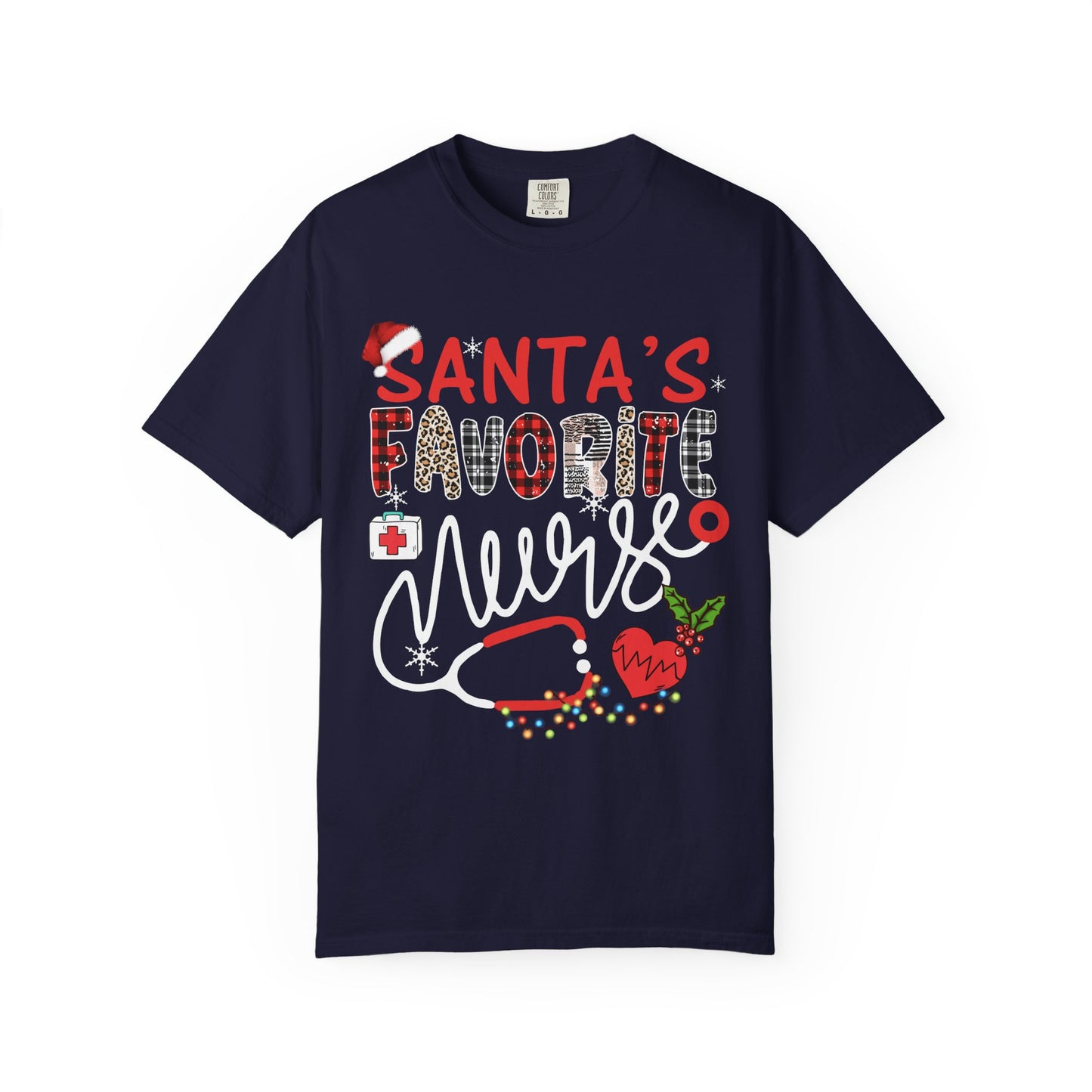Santa's Favorite Nurse T-shirt
