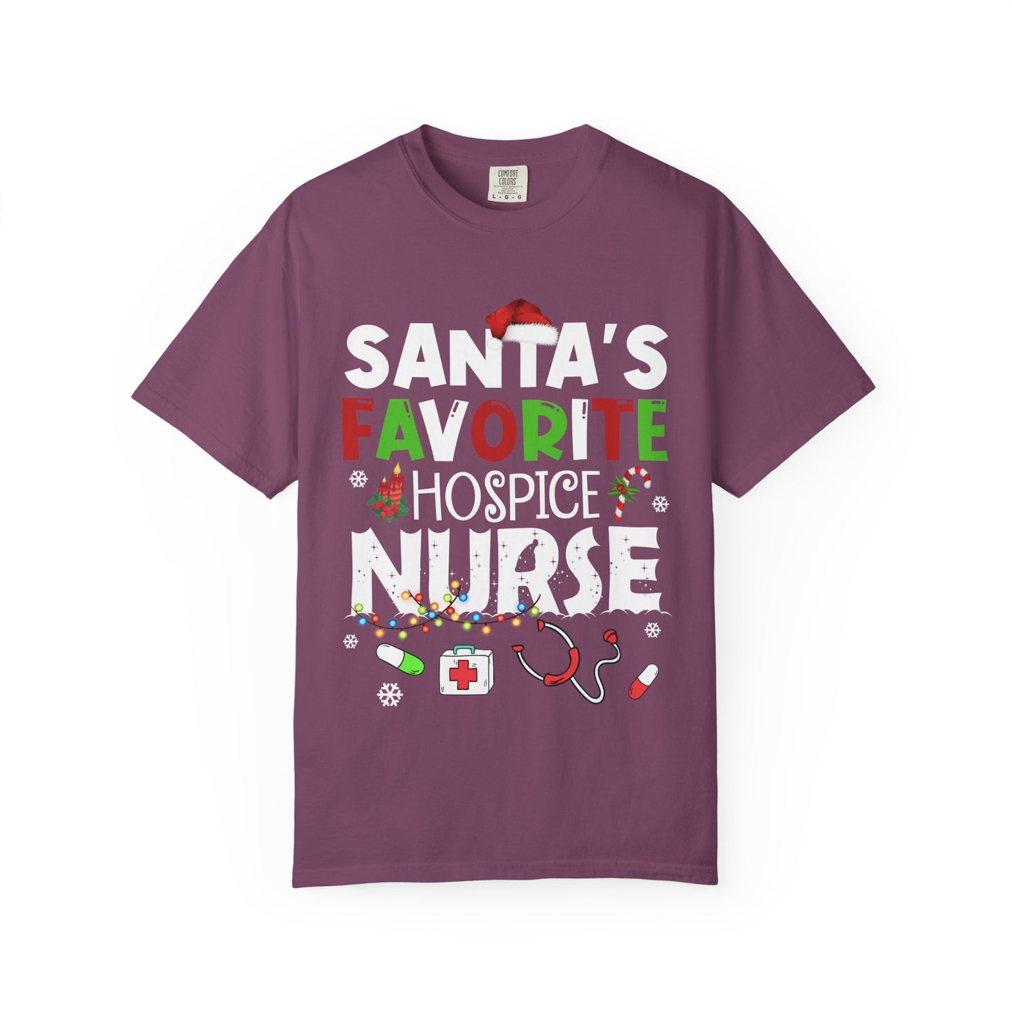 Christmas Hospice Nurse T-shirt